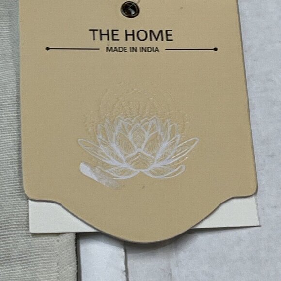 The Home Throw Pillow Covers Floral Birds 18x18 Embroidered Textured Cotton - Picture 7 of 12